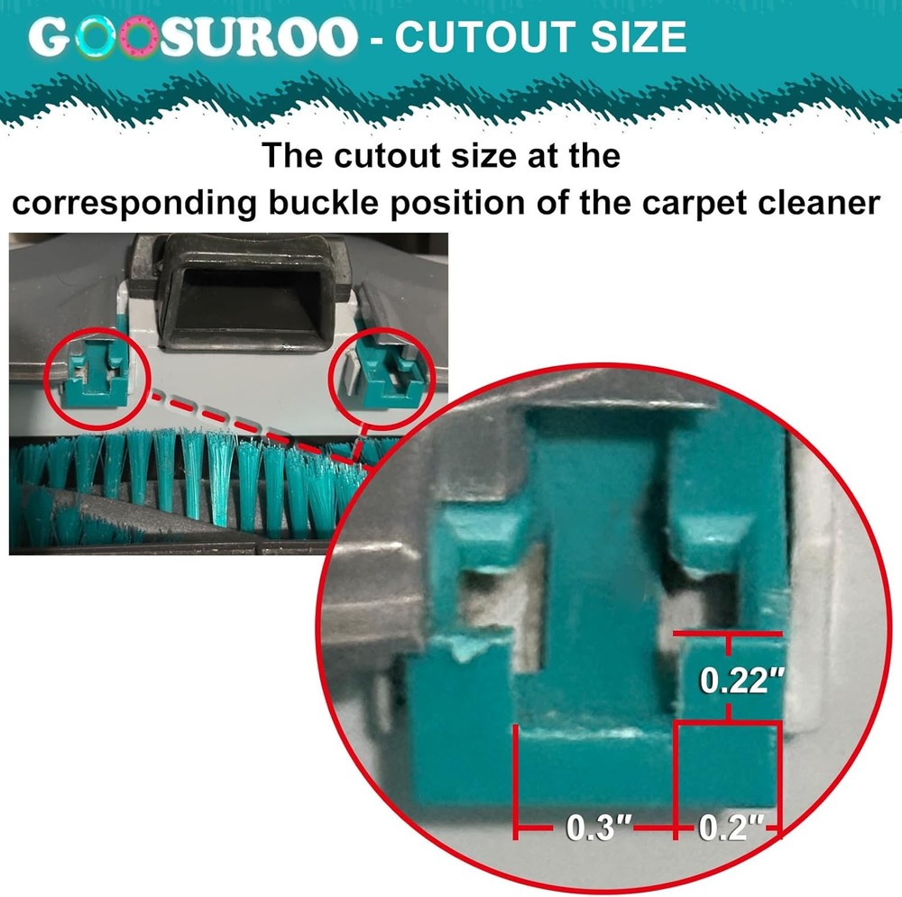 440014442 Replacement Front Floor Nozzle Assembly Fits for Carpet Cleaner
