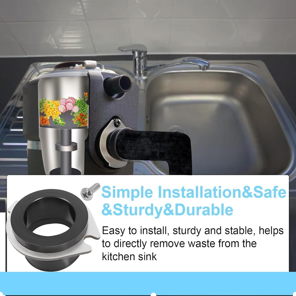 Flex Coupler Garbage Disposal Replacement Parts Compatible with Insink-erator...