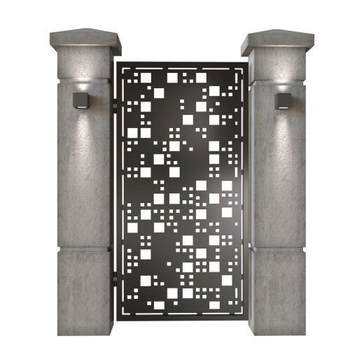 Gorgeous Custom Handcrafted Metal Entry Gate