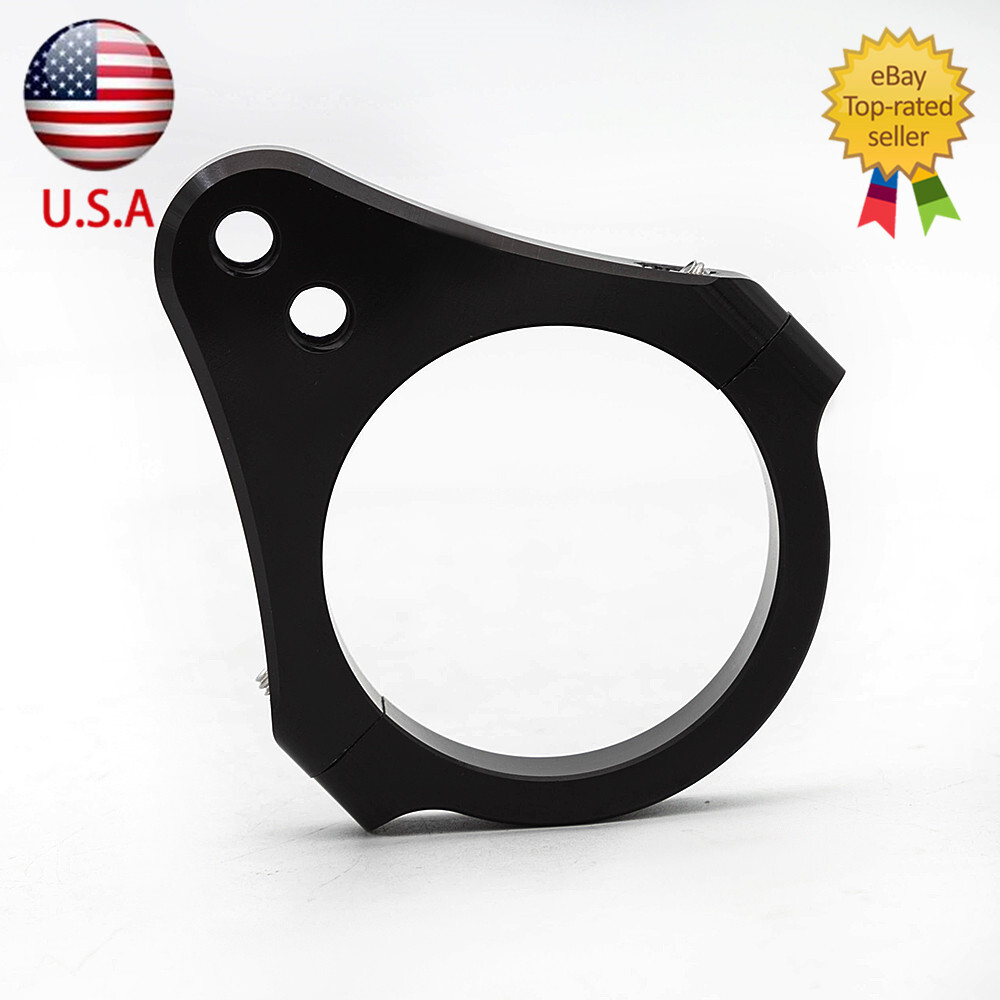 52mm Universal Motorcycle CNC Steering Damper Fork Frame Mount Clamp Bracket US