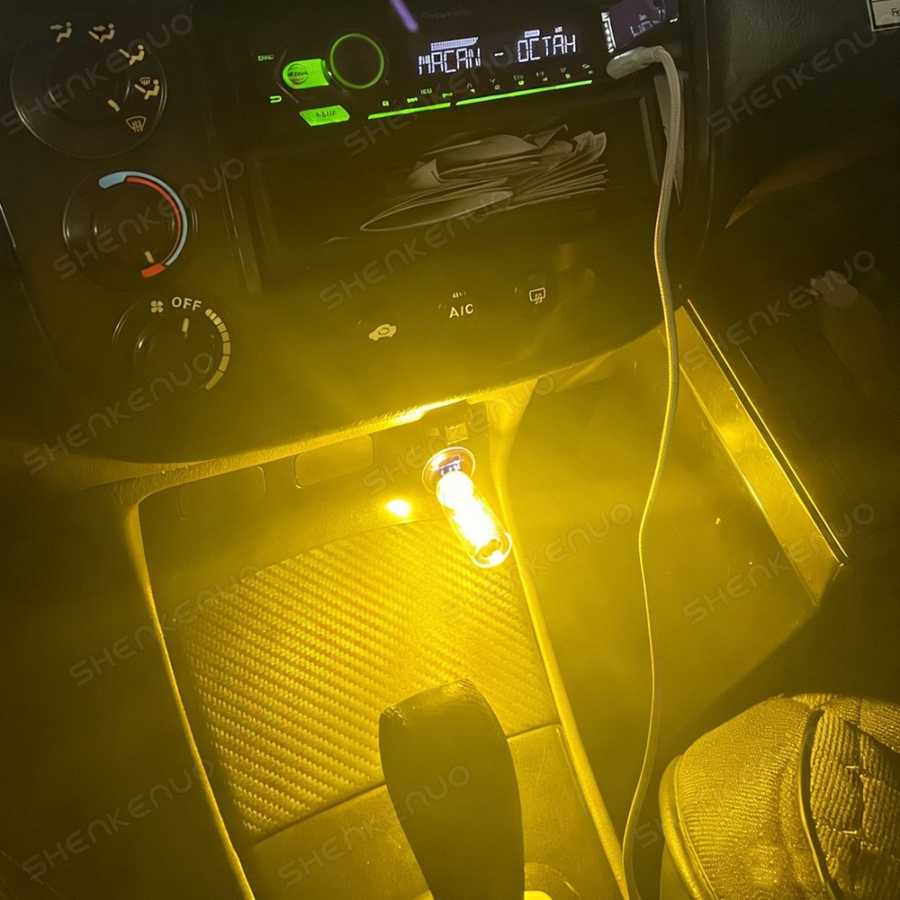 USB Glass Bottle Atmosphere Night Light Touch Switch Dimmable LED Warm White