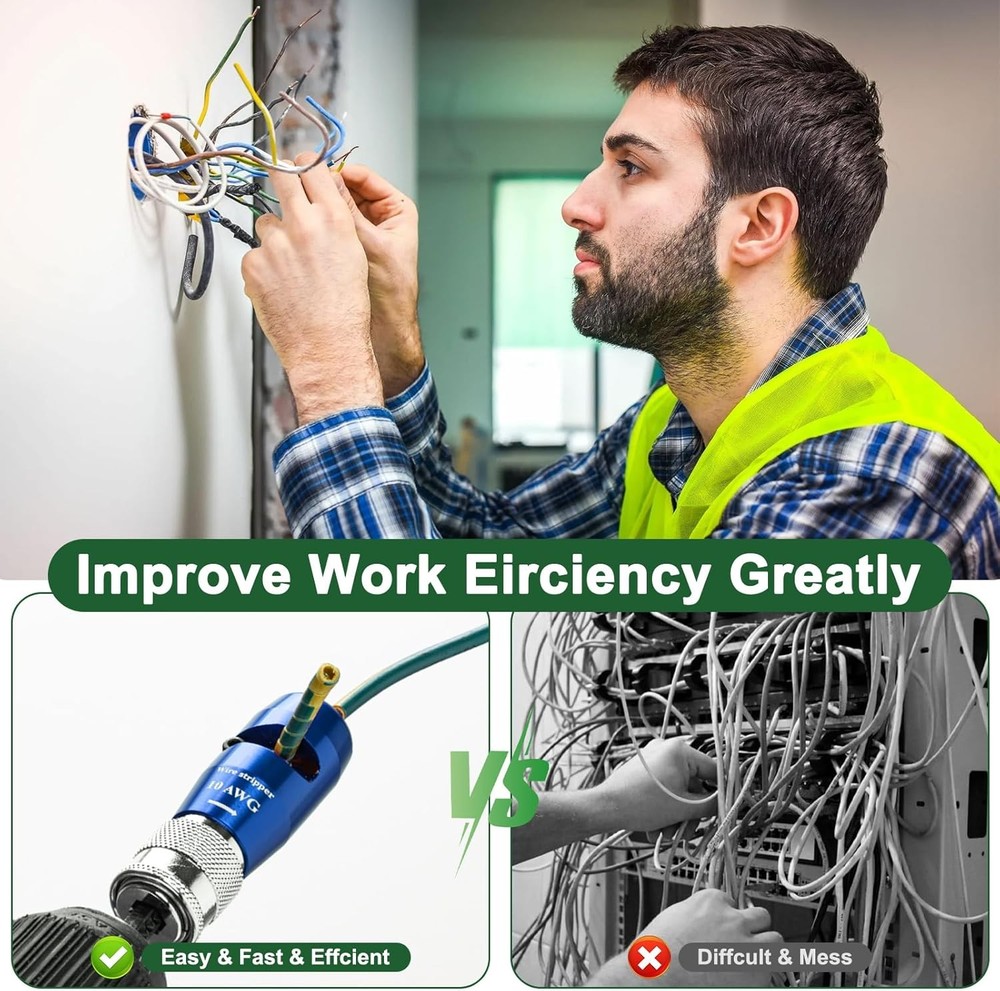 Universal Electric Drill Wire Stripping Toolwire Stripping and Twisting Tool