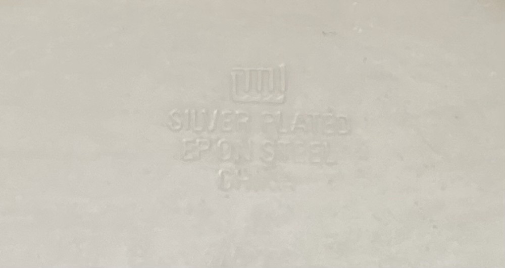 Vintage Silverplate Coaster Set of 8 Shell Design Drink Coasters Barware