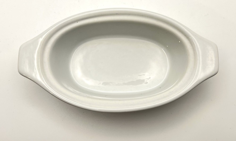 Cook St. White 3-Piece Ceramic Butter Boat