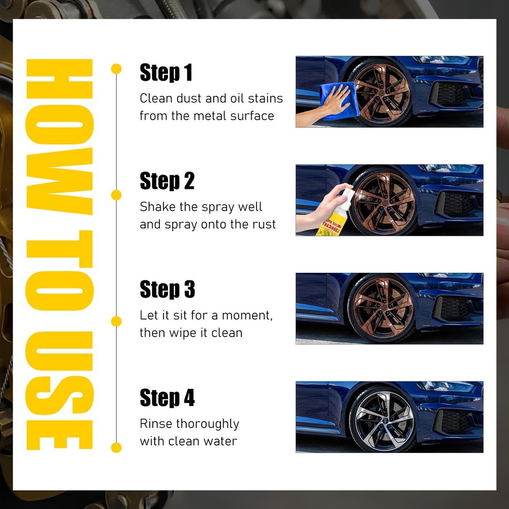 Anti-Rust Lubricant Spray & Rust Removerm, Multi-Purpose Rust...