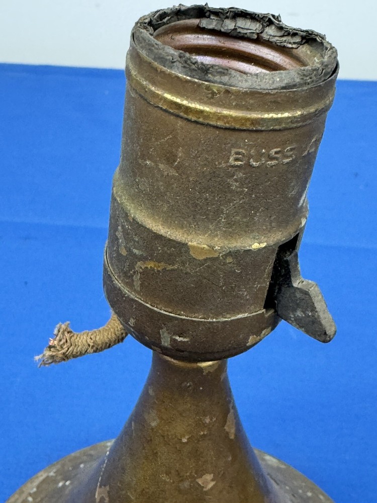 Antique Buss Light w/ Unusual Switch, Articulating Socket ~ Bussman Lighting
