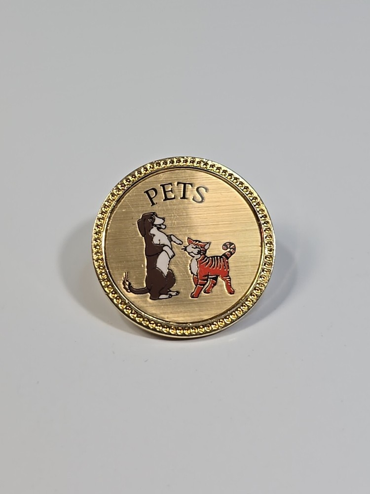 Pets Lapel Pin Dog & Cat
