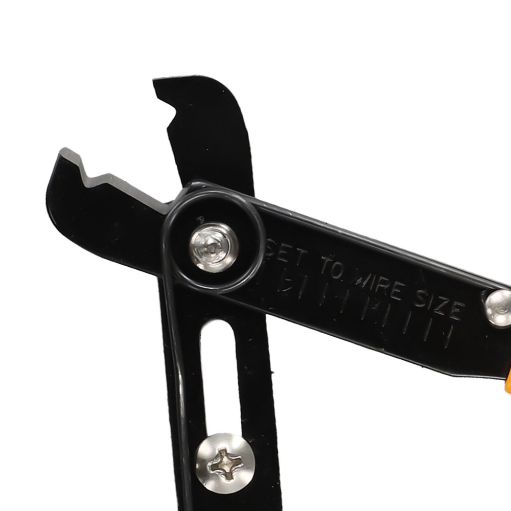 Electrical Wire Cable Cutting Single Hole Wire Stripper Flush Pliers Adjustable