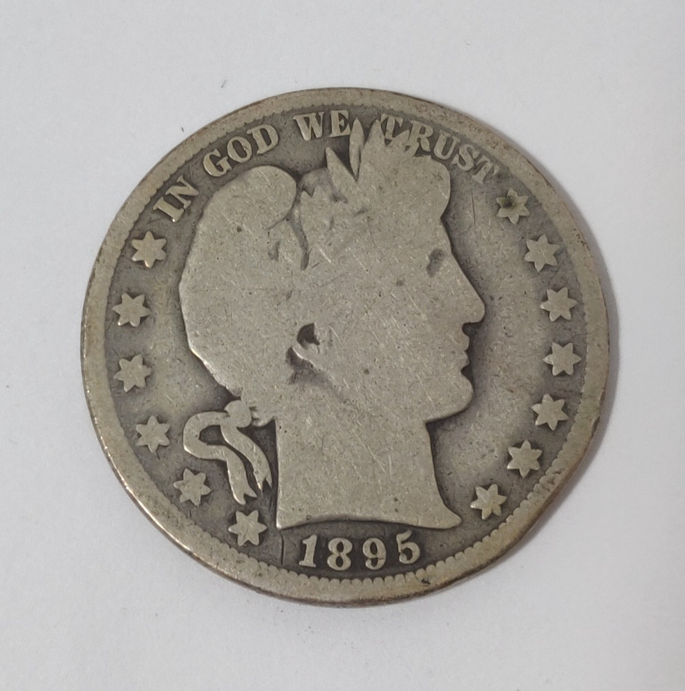 1895-O BARBER HALF DOLLAR