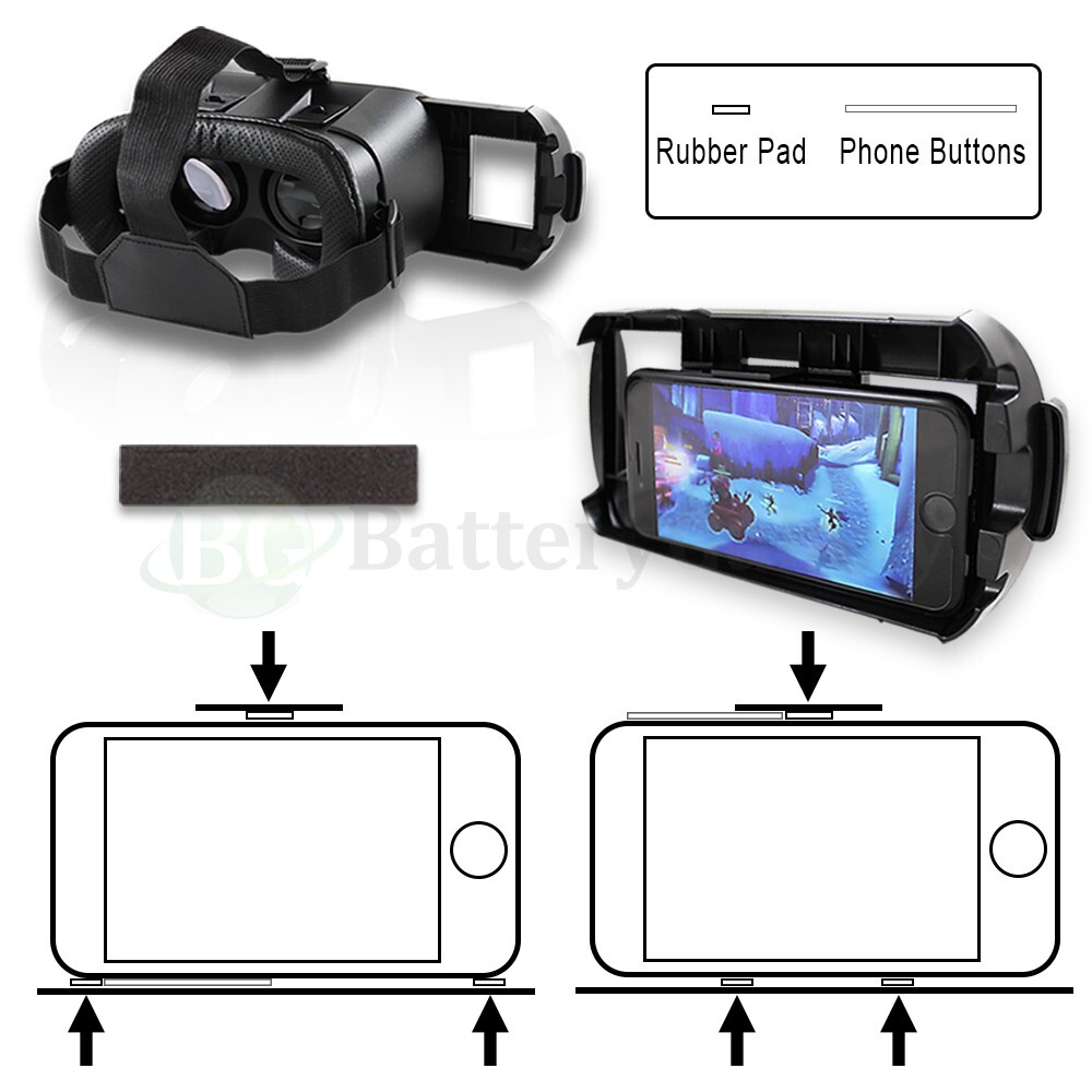 3D Virtual Reality VR Glasses Goggles for Blackview BL5000/BL6000 Pro/BL8800/Pro