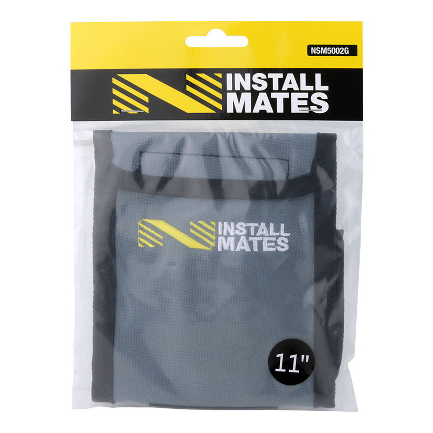 Installmates 11" Zip Cable Ties Holder Pouch with Belt Hook & D-Ring