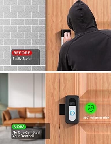 Anti Theft Doorbell Mount No Drill Bracket