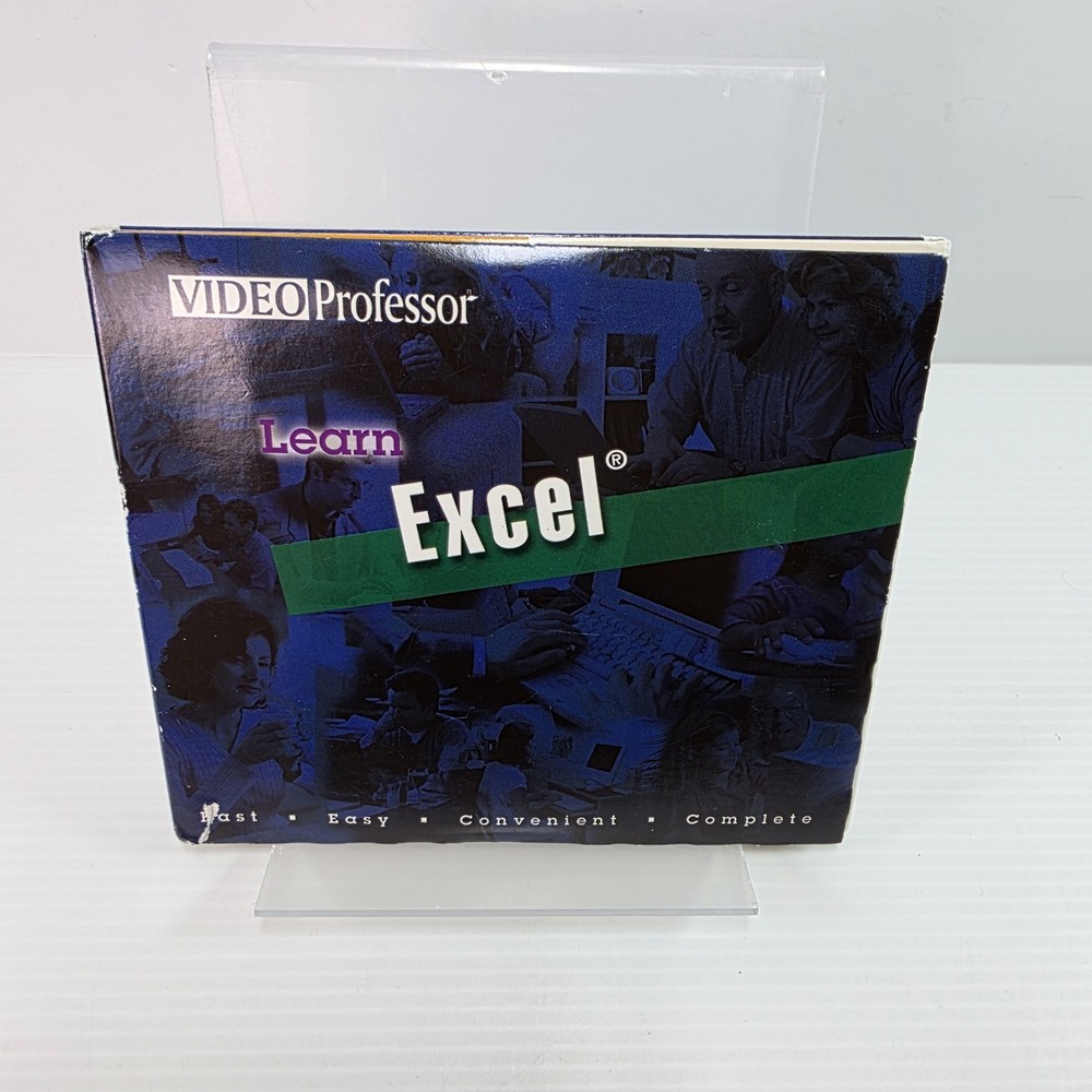 Learn Excel Fast And Easy By Video Professor 3 CD Set (PC CD-ROM, 2000-2003)