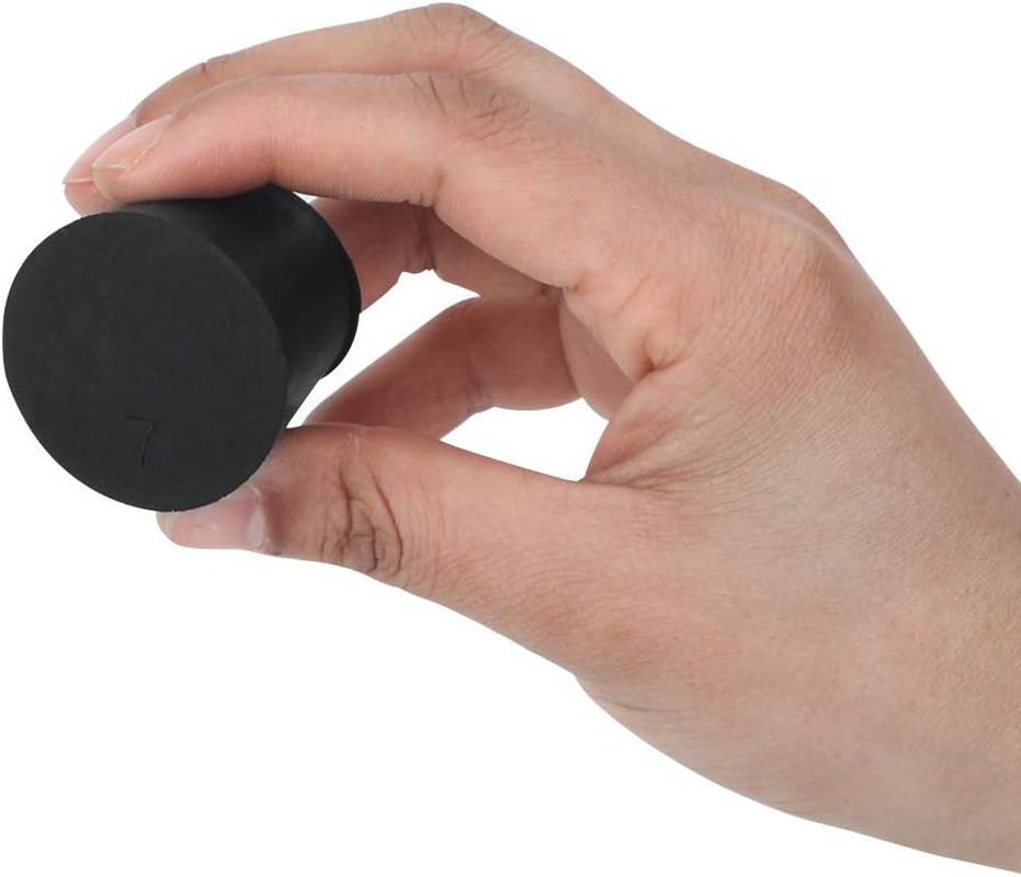 27 Pack (10 Assorted Sizes) 000# - 7# Tapered Lab Bungs Solid Rubber Stoppers