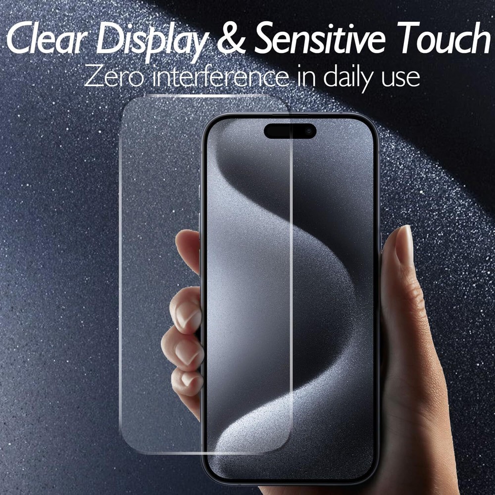 Front+Back Full Body Tempered Glass Screen Protector For iPhone 15 Pro Max Plus