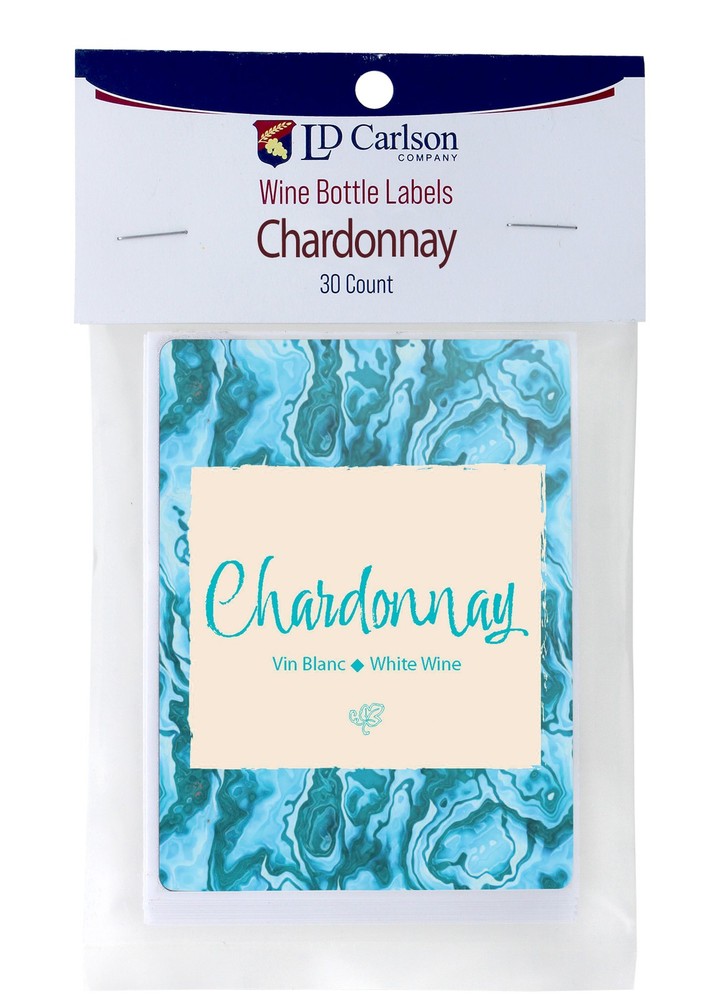 Chardonnay Wine Labels 30/Pack Varietal Collection
