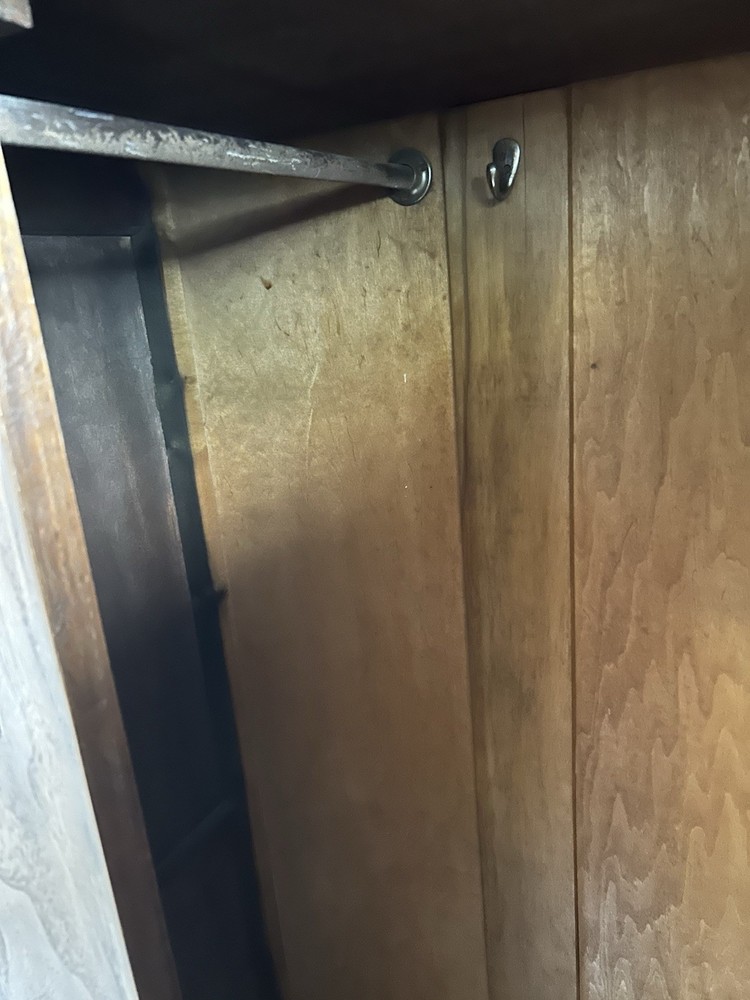 ANTIQUE ARMOIRE MIRROR WARDROBE