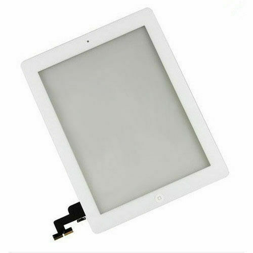 White Glass Touch Screen Digitizer + Home Button Assembly for iPad 2 + Tool Kit