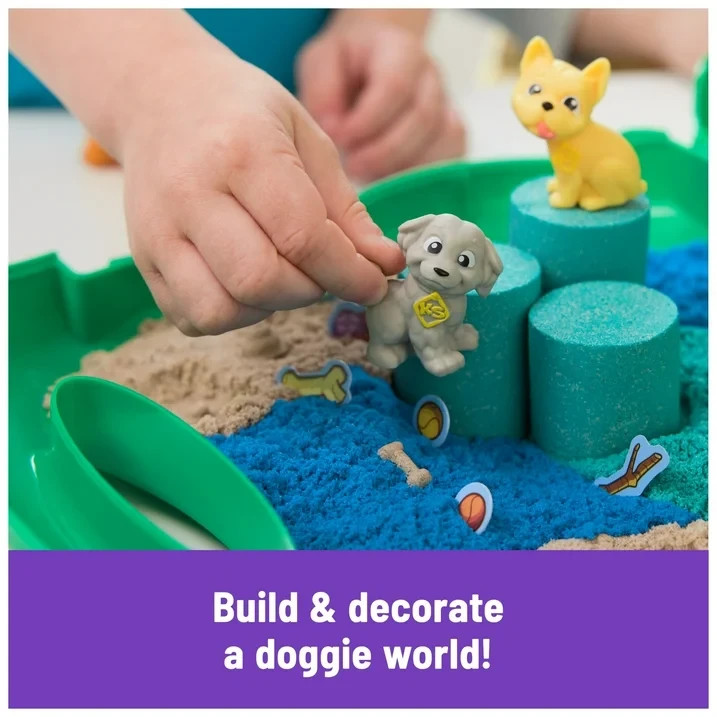 Diggin’ Dog Park Set with 1.5lbs Play Sand & Tools