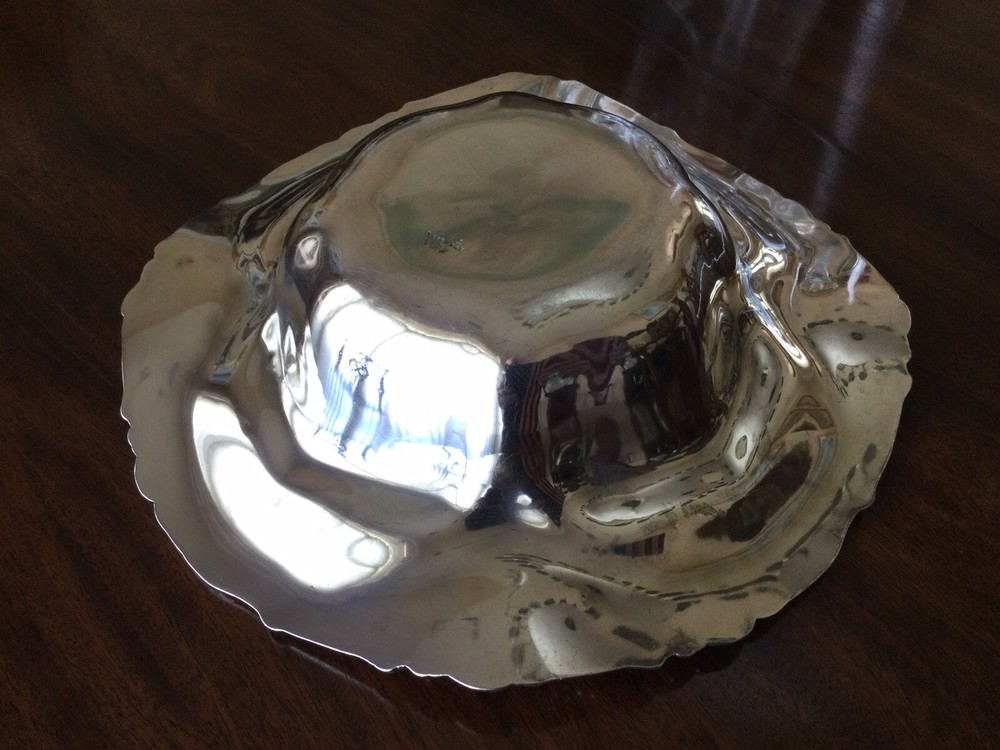 Rare Reed & Barton Antique Sterling Silver Bowl Grapevine Pattern # 700