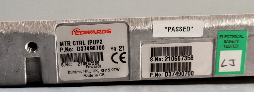 Edwards Vacuum IPUP 2 Motor Control AMAT