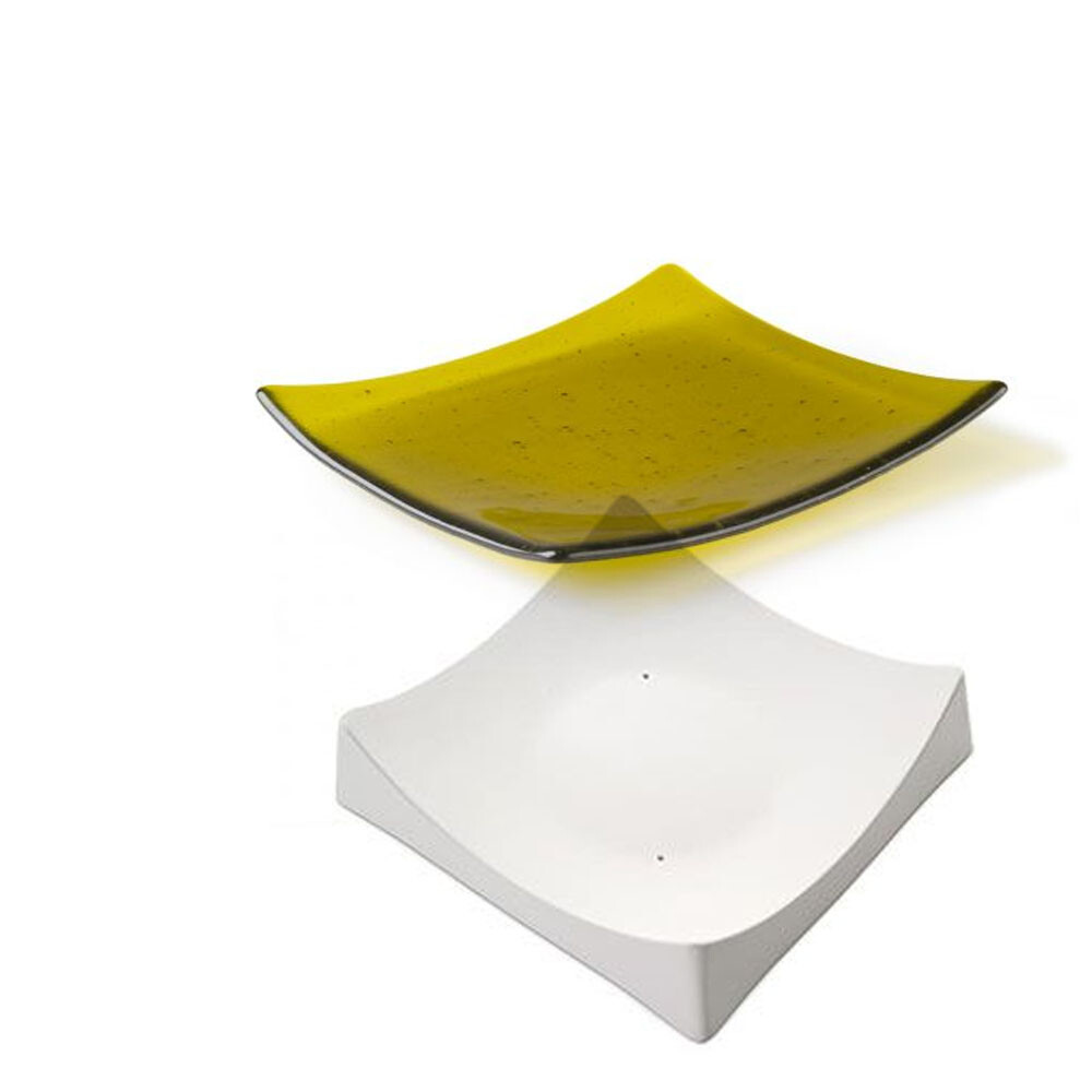 Bullseye 5.2" Square Slumper Mold
