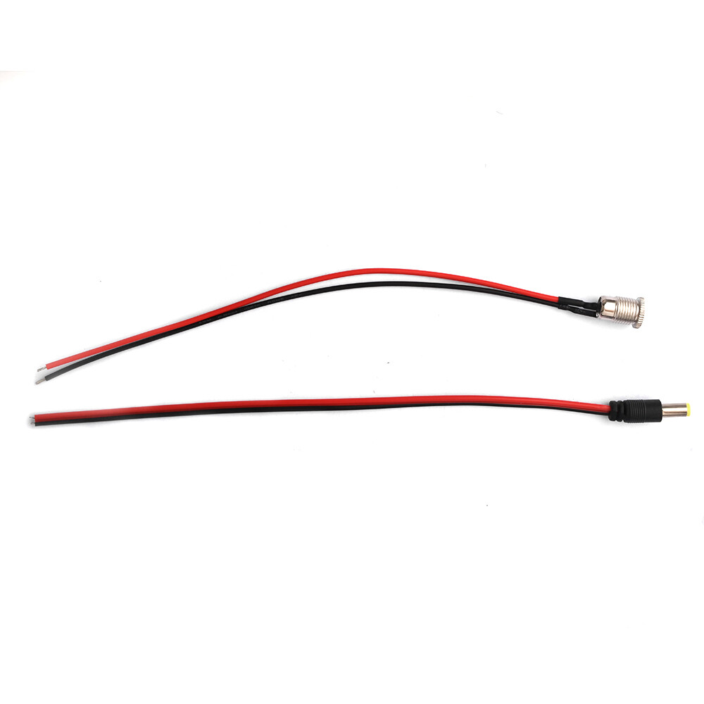 10x DC Power Jack Socket Threaded Female PanelMount Connector Adapter 5.5x2.1mm