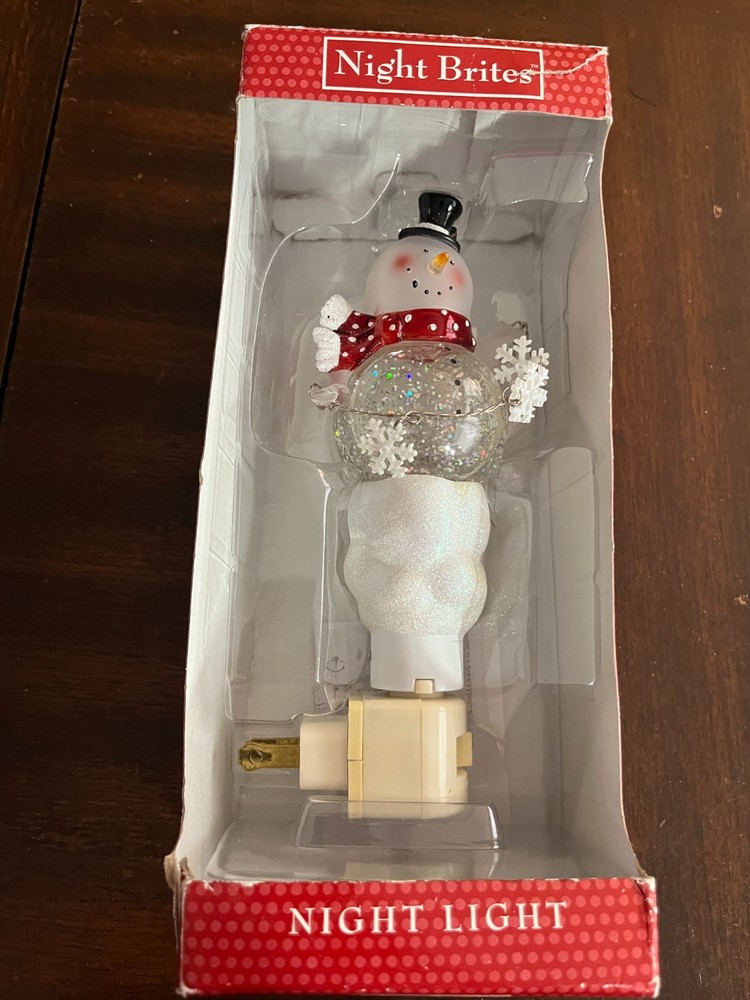 Night Brites Snowman Night Light