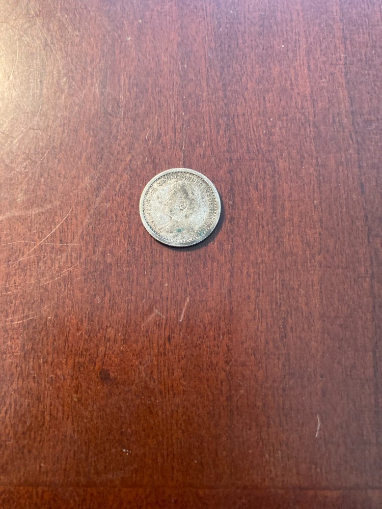 1911 Netherlands 10 Cents 64% Silver