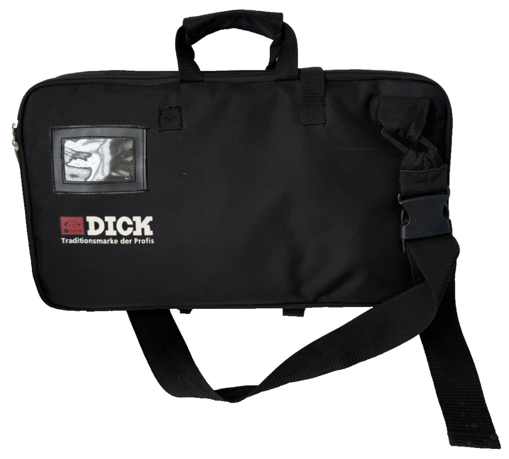 F DICK Chef Knife Bag Multi Section Culinary Carry Case Shoulder Strap Black