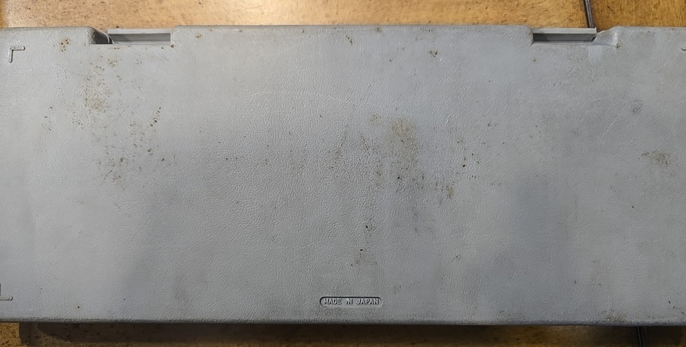 Mitutoyo Universal Bevel Protractor Model 6" Blade w/ case