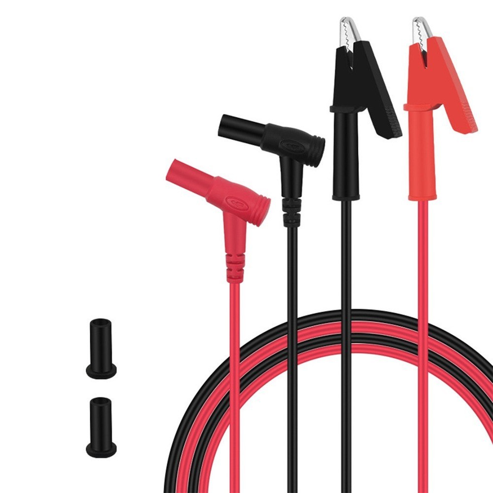 For alligator Clip Test Leads with Enhanced Safety for Electrical Testing