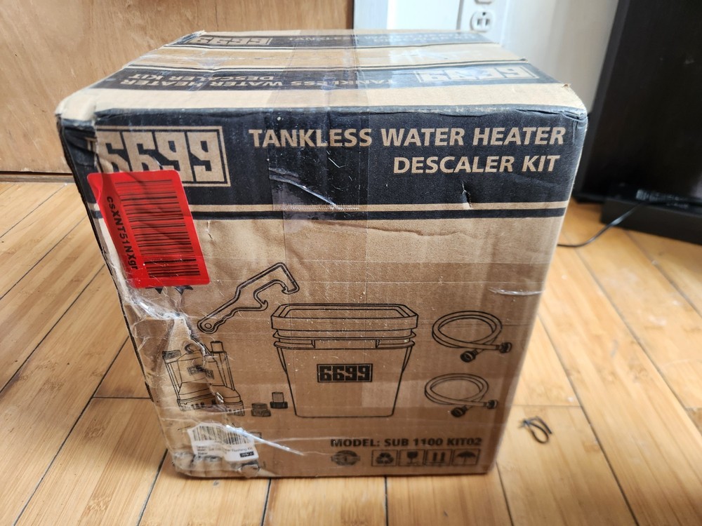 6699 Tankless Water Heater Descaler Kit (Model: SUB 1100 KIT02)