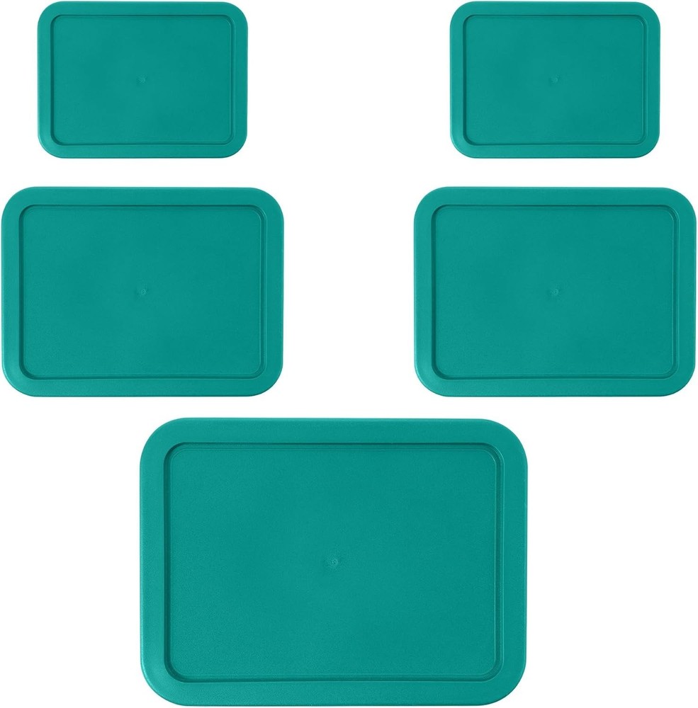 Replacement Rectangular Lids for Pyrex Glass Food Storage Containers 3 6 11 CUP