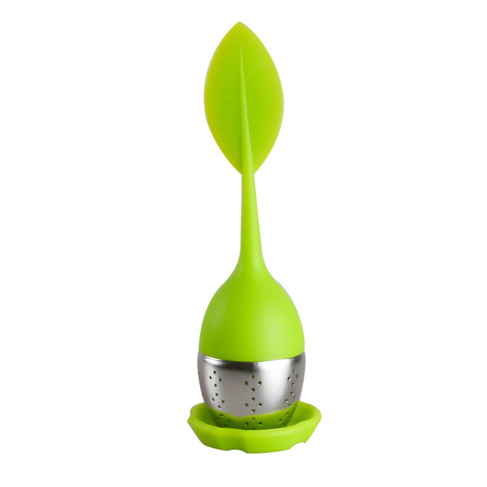 3PCS Silicone Loose Leaf Tea Infuser Stainless Herbal Strainer Filter Diffuser