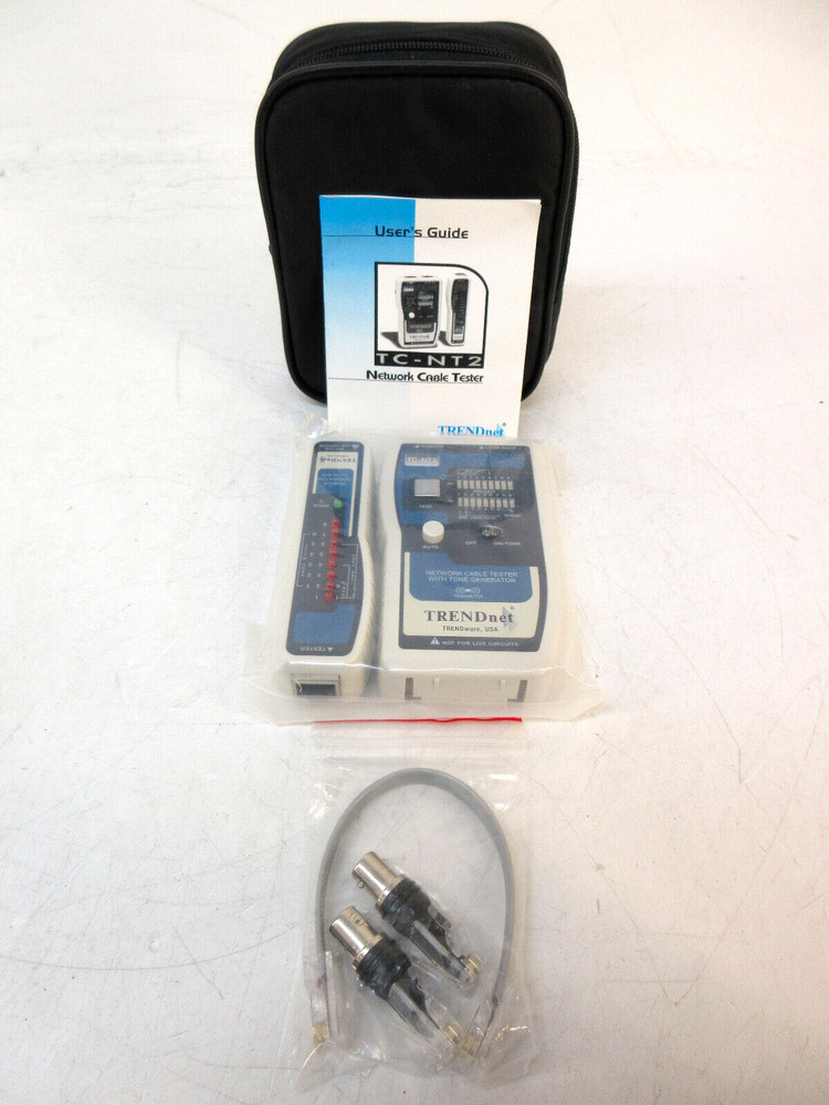 TRENDnet TC-NT2 Network Cable Tester, Tests Ethernet/USB & BNC Cables, Test Pins