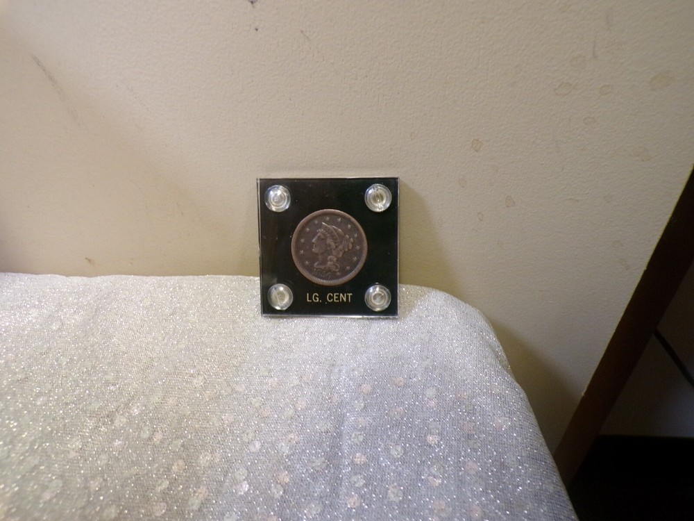 1856 LARGE CENT BRAIDED HAIR NICE CONDITION