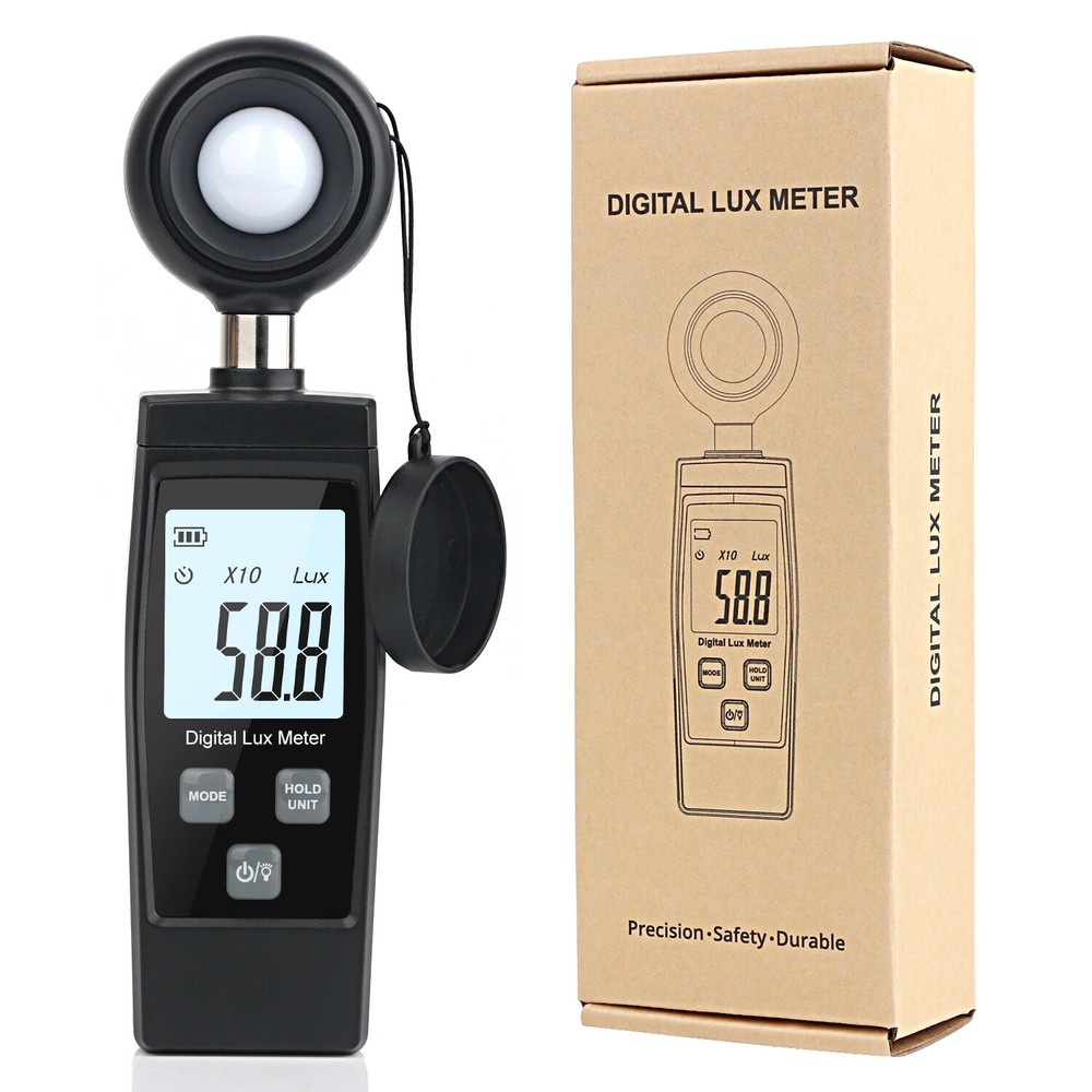 RZ851 Handheld Illuminance Meter Mini Portable Brightness Meter Digital