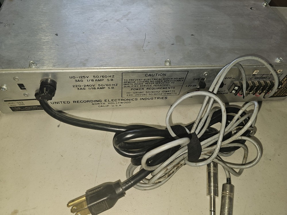 urei Model 529 room equalizer, Powers On, As-is