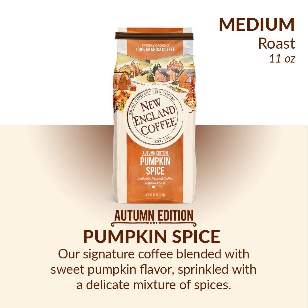 Pumpkin Spice Medium Roast Coffee - 11oz Arabica Ground Coffee