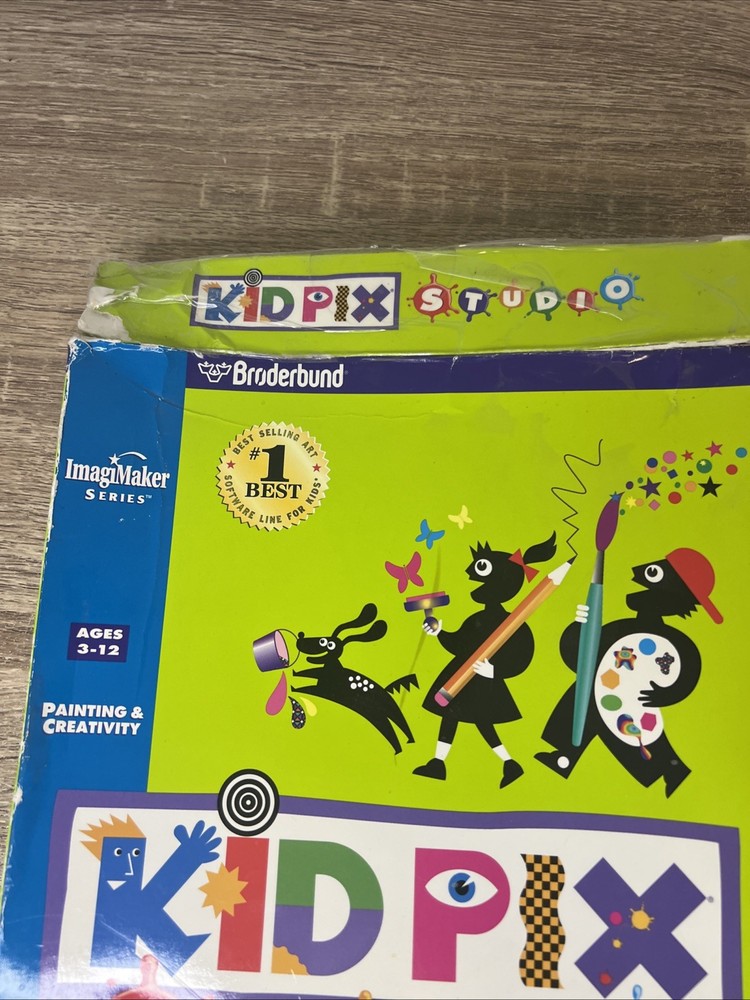 KID PIX Studio Big Box - Image Maker Edition - Rare!