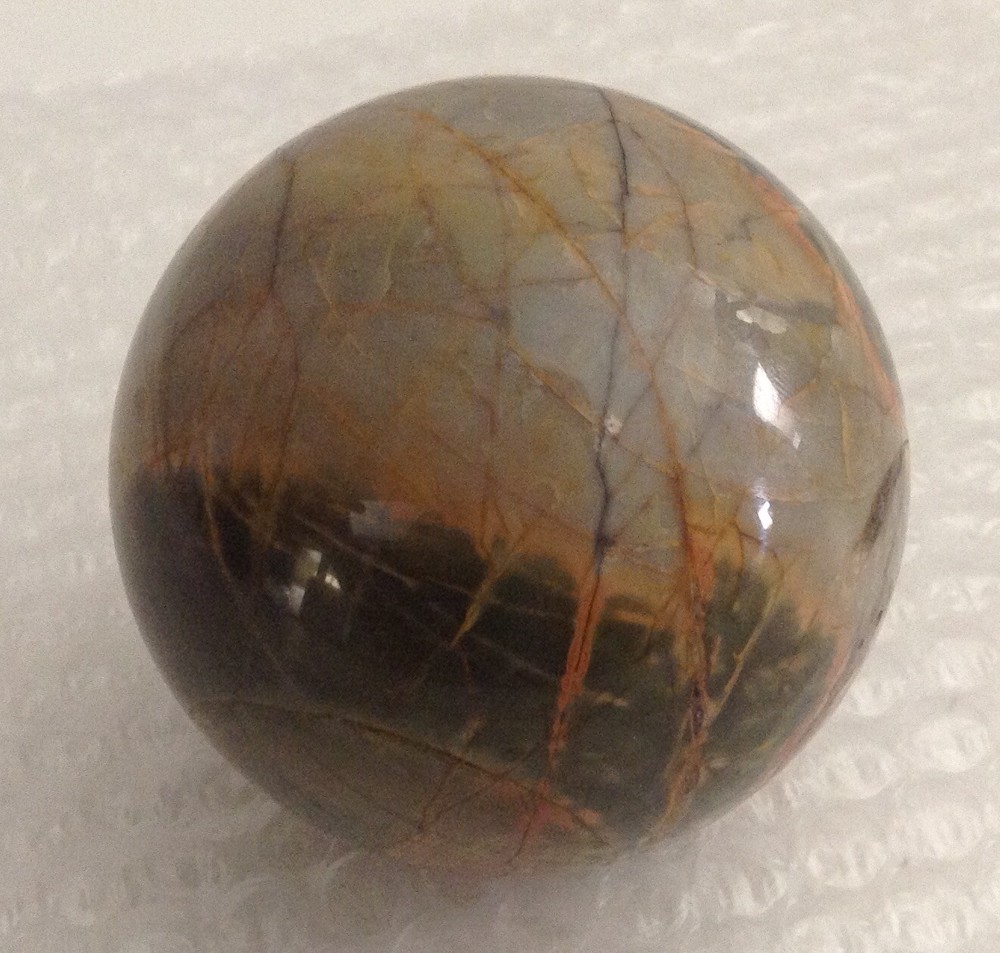 Stone Mineral Sphere Marble 3.25"