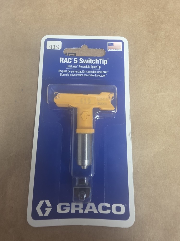 Graco LL5419 LineLazer RAC 5 Switch Tip, 419