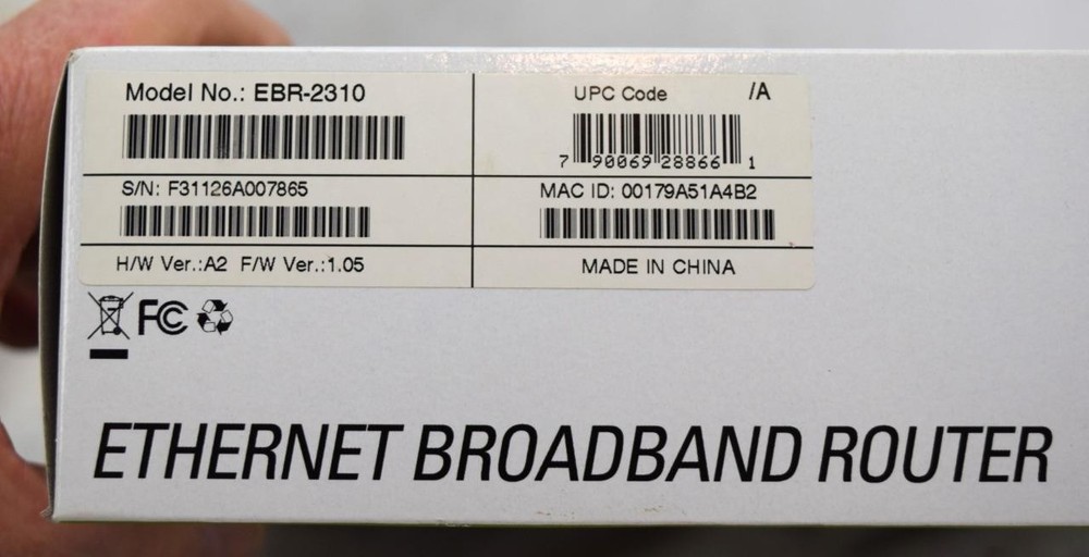D-Link Ethernet Broadband Router EBR-2310 NIB
