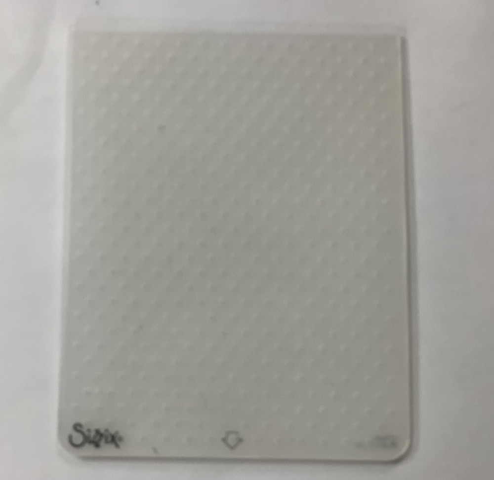 Sizzix Cuttlebug TEXTURES Embossing Folders (4)-Paper Studio folder 20 slots