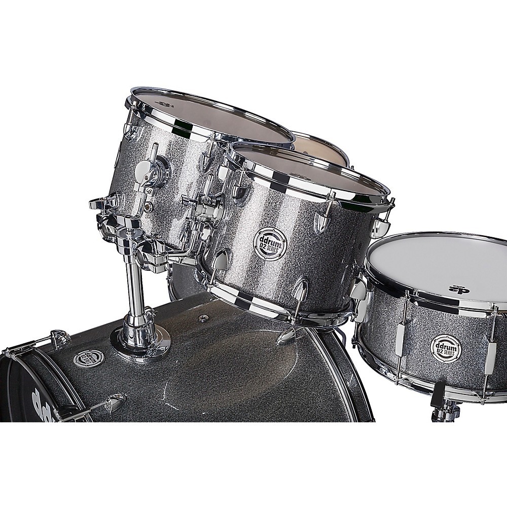 ddrum D2 5-Piece Complete Drum Kit Dark Silver Sparkle