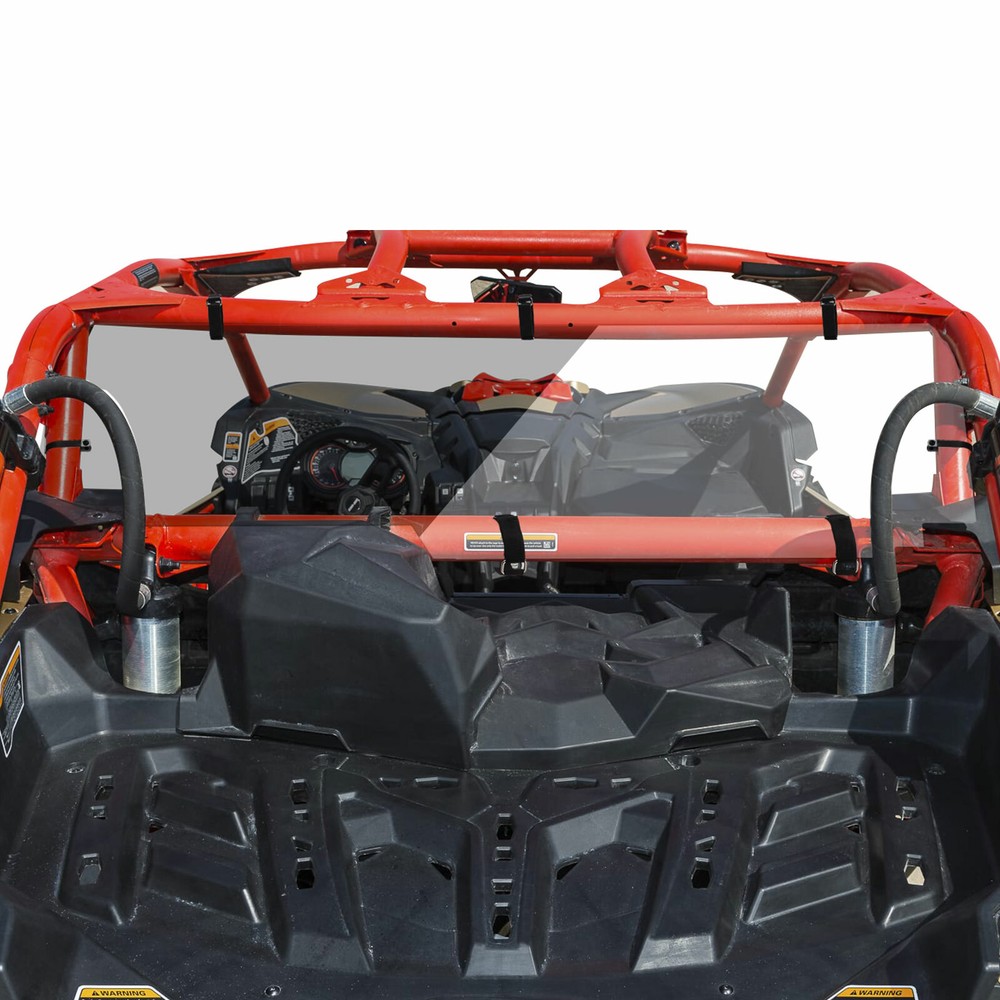 KEMIMOTO UTV Back Rear Windshield Polycarbonate for Can Am Maverick X3 2017-2024