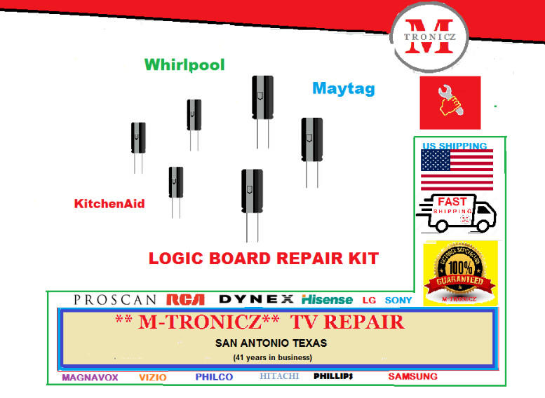 KitchenAid Maytag Whirpool Control Board  8208317   WP12782036SP  CAPACITOR  KIT