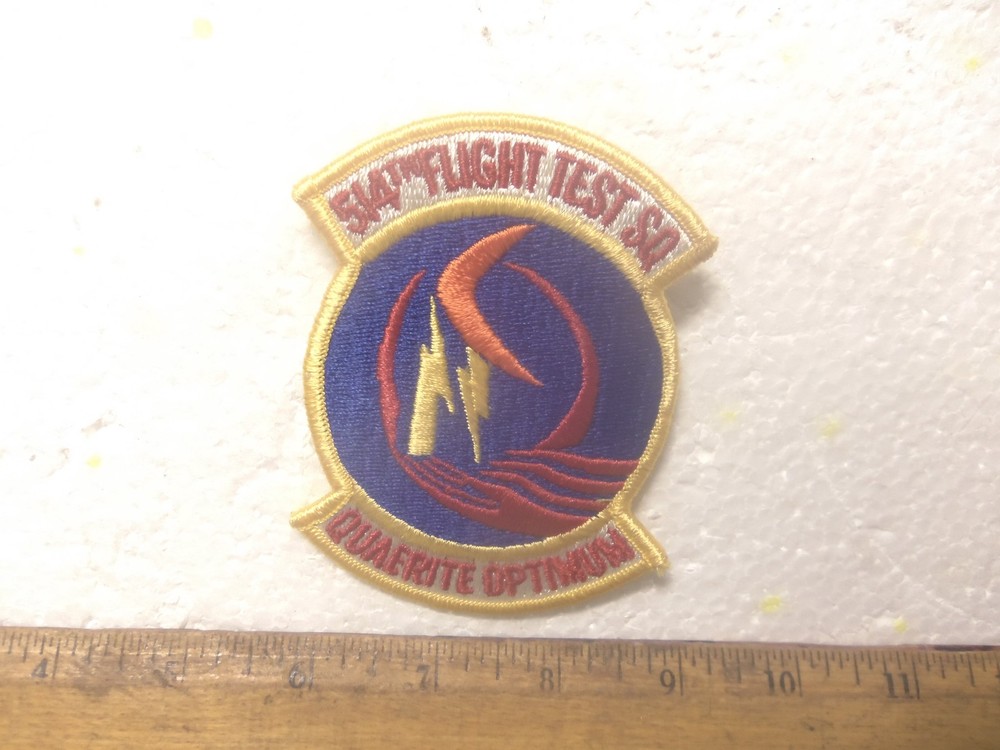 US Air Force - 514th Flight Test Squadron Embroidered Patch