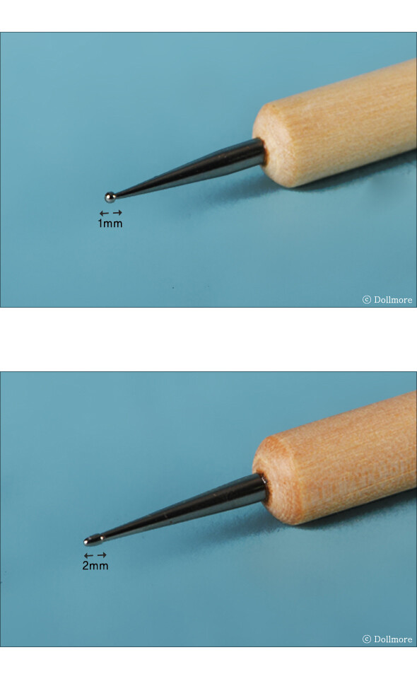 [Dollmore] Doll making tool Dot pen 3-piece set (Silver)